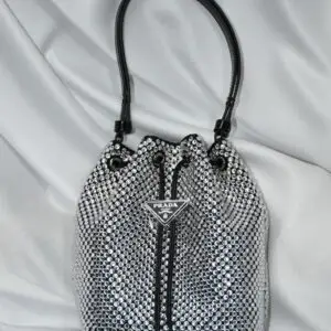 PRADA Satin Crystal Bag