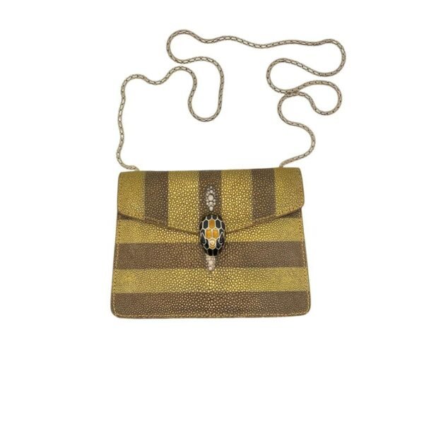 Bvlgari Serpenti Leather Crossbody Bag