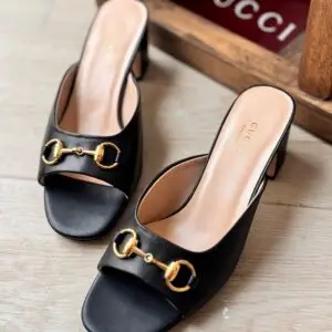 Gucci Horsebit Leather Slides