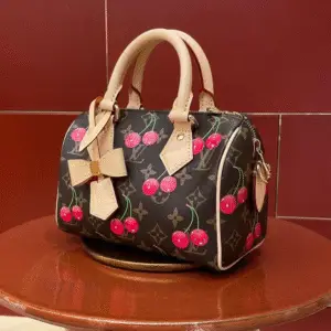LOUIS VUITTON Speedy Bandoulière Cherry Monogram Bag