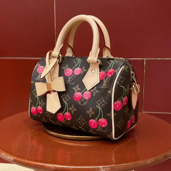LOUIS VUITTON Speedy Bandoulière Cherry Monogram Bag