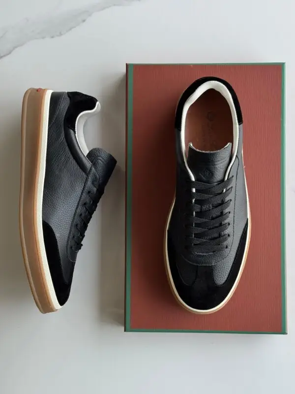 LORO PIANA Navy Suede