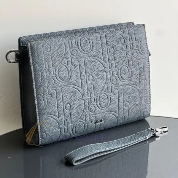 Dior A5 Triangle Pouch in Oblique Jacquard