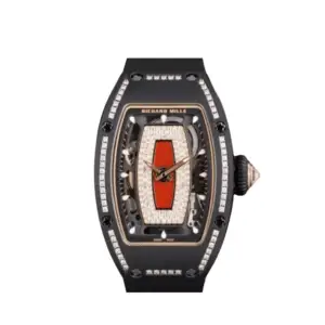Richard Mille RM 07-01 'Ladies' Black Ceramic Red Lips Diamond Dial