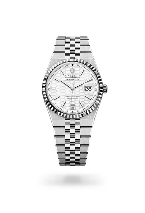 Rolex Land-Dweller 36 mm Oystersteel and white gold