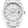 Rolex Oyster Perpetual Date Silver Dial 115210 34 mm