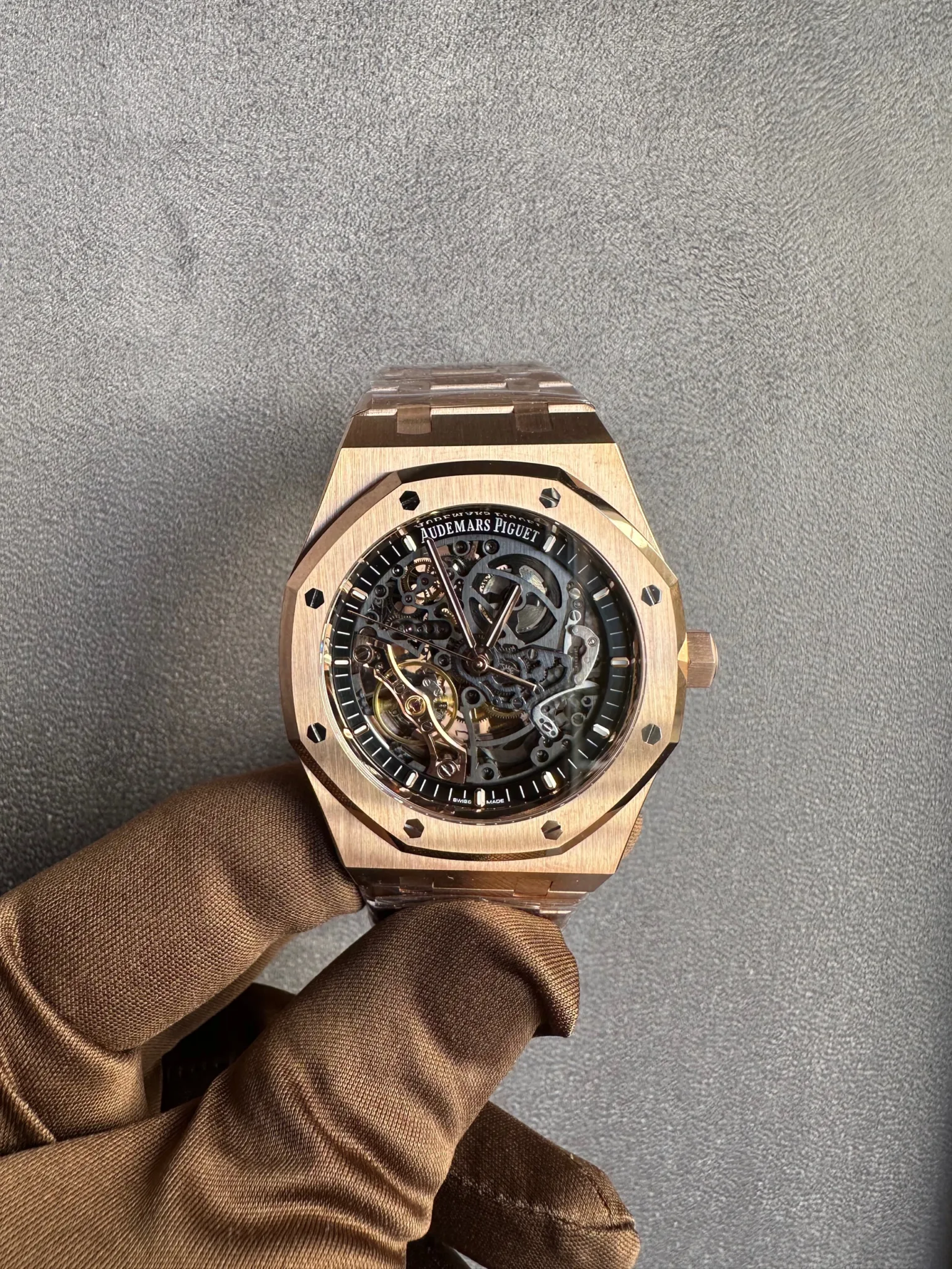 Audemars Piguet Royal Oak Double Balance Wheel Openworked - copywatchesdubai.com