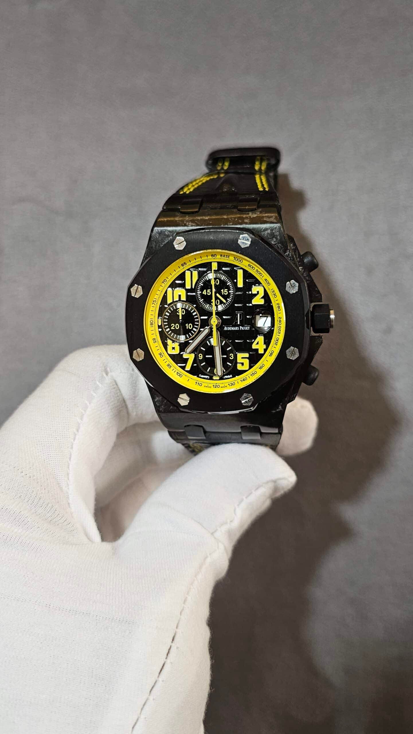 Audemars Piguet Royal Oak Offshore Chronograph Bumble Bee - copywatchesdubai.com