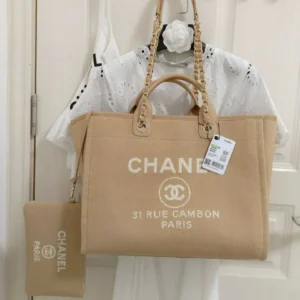 Chanel Small Deauville Shopping Bag
