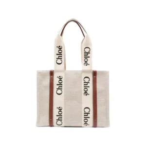 Chloe Woody logo-print tote Bag