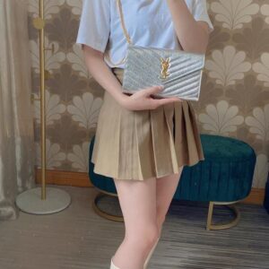 Classic Monogram Chain Wallet – Luxury Designer Wallet with Chain Strap