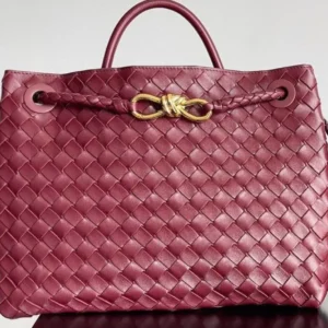 Design Andiamo large Intrecciato-Leather Handbag - Dubai Fashion LUX