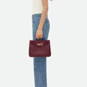 Design Andiamo Medium Intrecciato-Leather Handbag - Dubai Fashion LUX