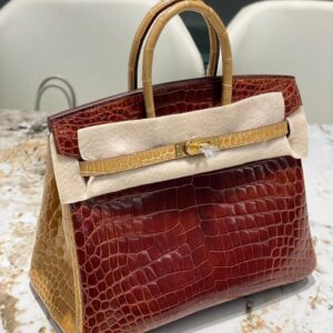 Design Birkin 25 Matte Crocodile GHW - Dubai Fashion LUX