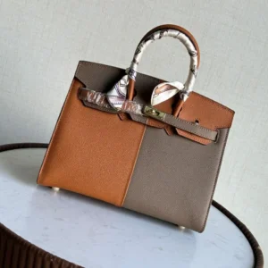 Design Epsom Casaque Birkin Sellier 30 Etoupe Sesame Bleu Indigo - Dubai Fashion LUX