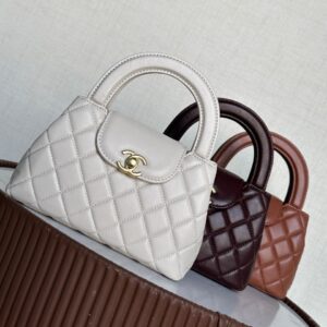 Design Jersey Quilted Nano Kelly Shopper Pink - Dubai Fashion LUX