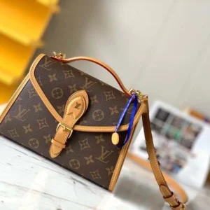 Design LV Ivy Bag Monogram Brown Canvas 23CM Best Quality - Dubai Fashion LUX