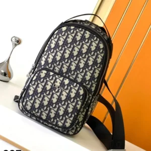 Design Oblique Mini Rider Backpack Black - Dubai Fashion LUX