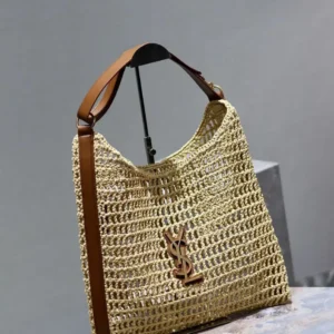 Design Oxalis crochet raffia shoulder bag - Dubai Fashion LUX