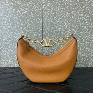 Design small Moon leather shoulder bag - Dubai Fashion LUX