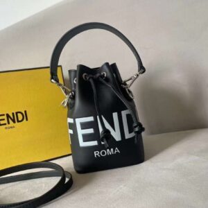 Fendi Leather Mini Mon Trésor Bag – Luxury Crossbody with FF Logo