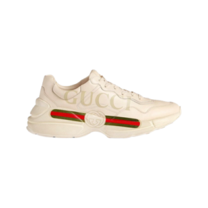Gucci Rhyton-logo leather sneakers