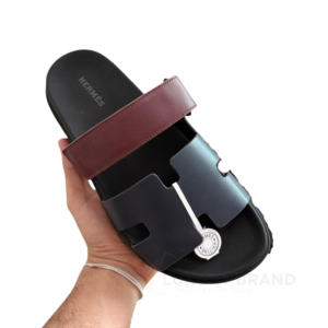 HERMES Chypre Sandals HERMES Chypre Sandals – Luxury Leather Slide Sandals with H-Buckle