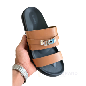 HERMES Jackson Sandals - Beige/Natural | Super Master Quality | Luxury Leather Footwear