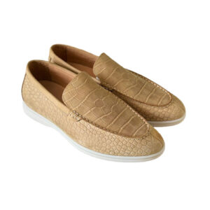 Loro Piana Summer Walk Aligator Loafers