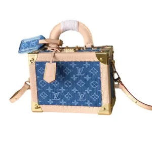 LV Petite Valise Denim Bleu Bag