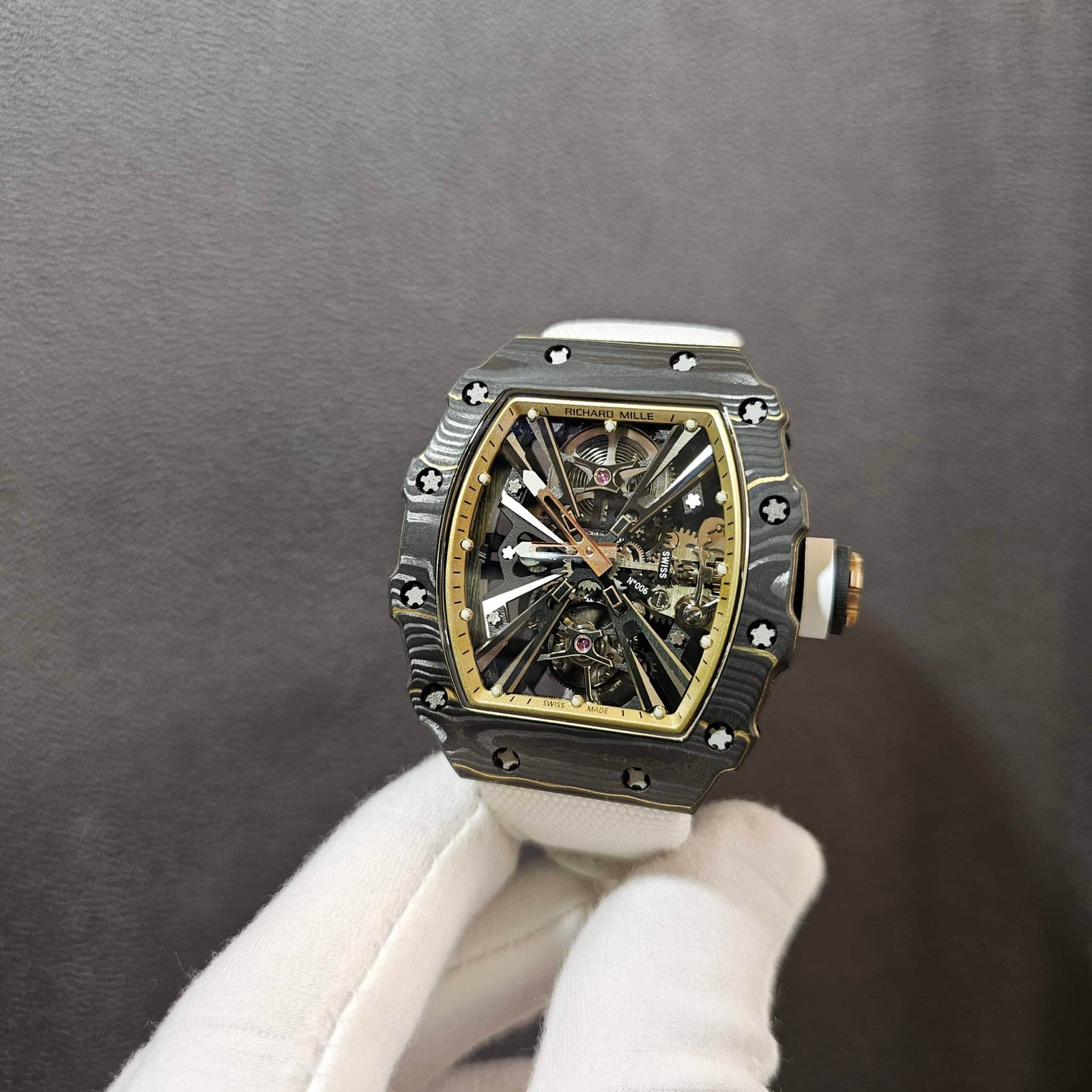 Rm12-01 Gold Carbon Tourbillon Limited Edition