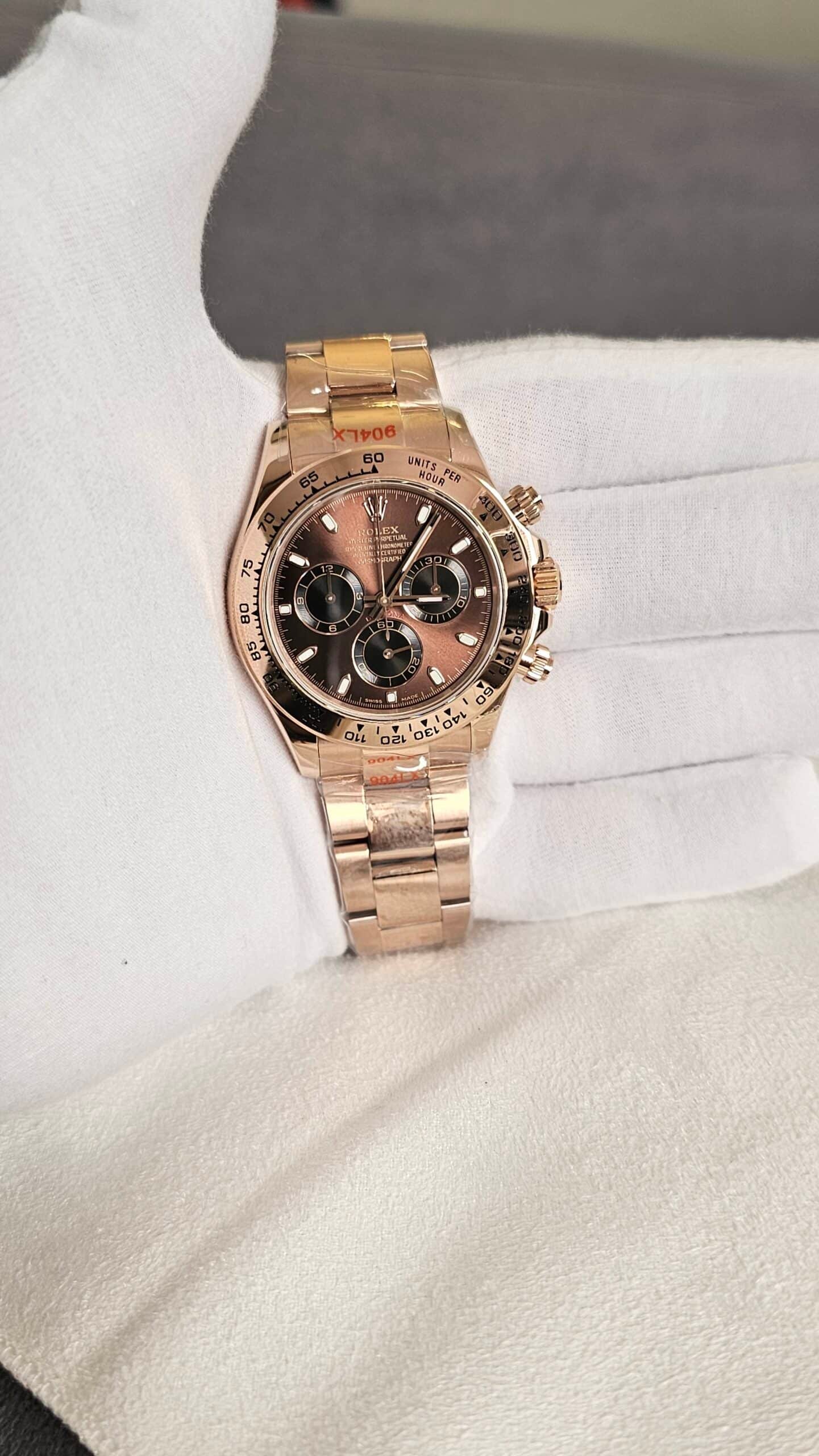 Rolex Cosmograph Daytona Everose Gold Mens Watches - copywatchesdubai.com