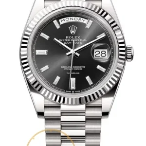 Rolex Day-Date 228239 40mm White Gold Mens Watch - copywatchesdubai.com