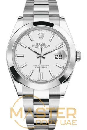ROLEX Rolex Datejust 41 Silver 126300 - copywatchesdubai.com