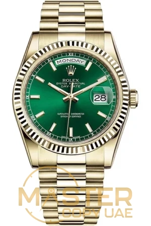 Rolex ROLEX Day-Date 36 118238 Green Dial - copywatchesdubai.com