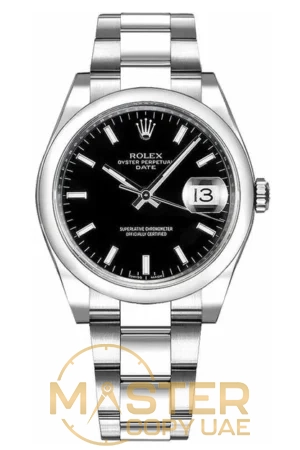 ROLEX Rolex Oyster Perpetual & Date 115200 Black - copywatchesdubai.com