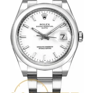 ROLEX Rolex Oyster Perpetual & Date 115200 White - copywatchesdubai.com