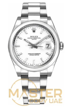 ROLEX Rolex Oyster Perpetual & Date 115200 White - copywatchesdubai.com