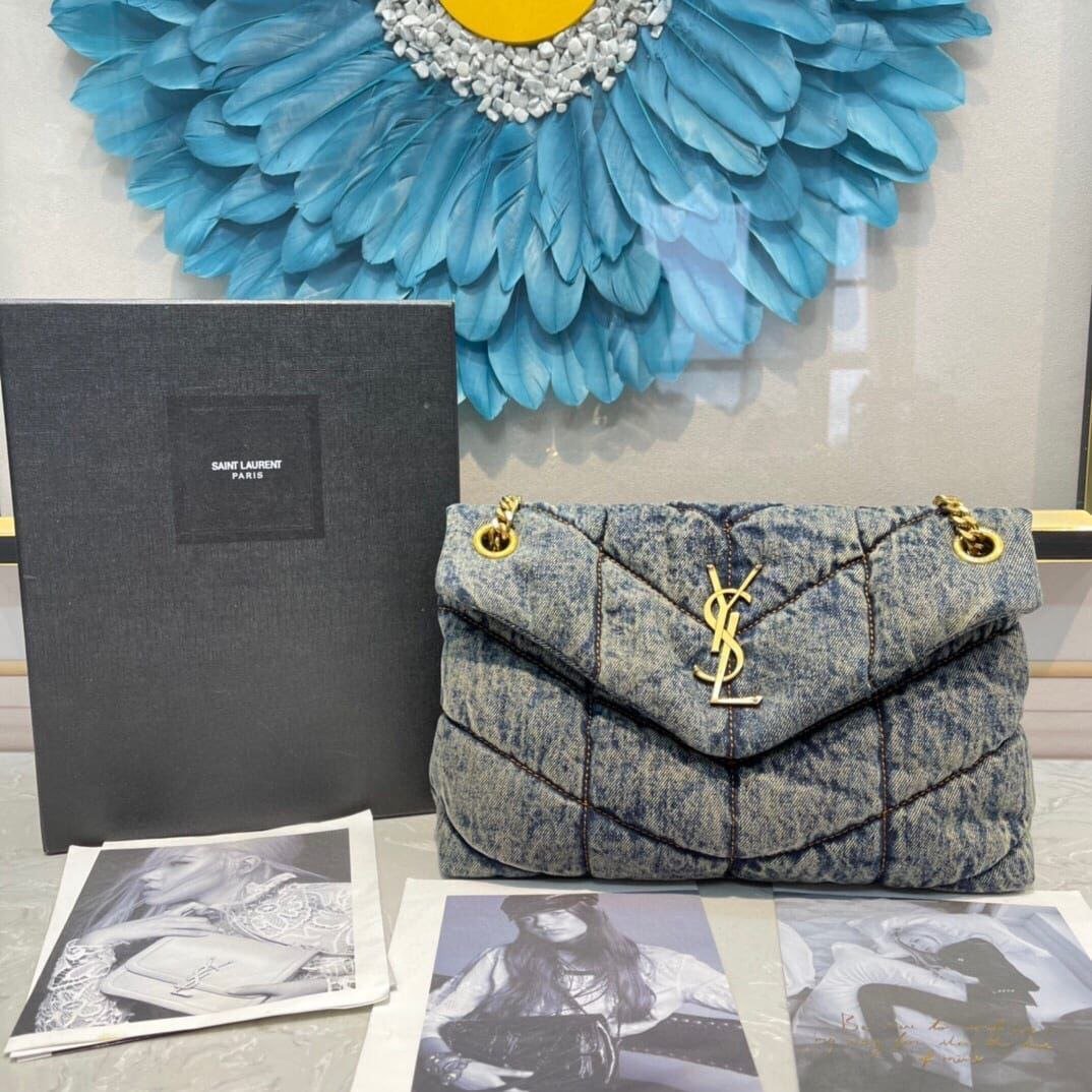 Saint Laurent Loulou Puffer Shoulder Bag – Luxury Quilted Leather YSL Handbag