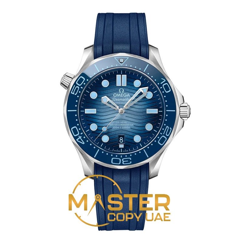 Seamaster Diver 300M Co Axial Master Chronometer 42mm Summer Blue - copywatchesdubai.com