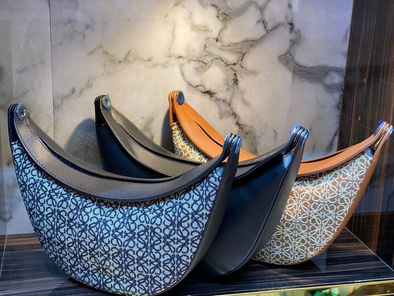 Small LOEWE Luna Bag – Super Master Quality Calfskin | Luxury Mini Crescent Bag