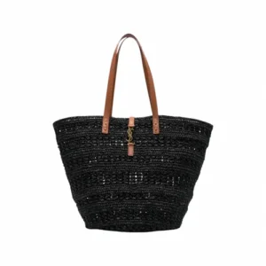YSL Panier Raffia Bag