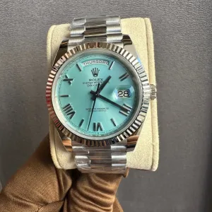Rolex Day-Date 40 Platinum Ice Blue