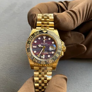 Rolex GMT-Master 2 Rose Gold Iron Dial Oyster