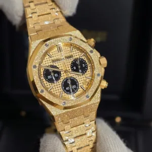 Audemars Piguet Royal Oak Selfwinding Chronograph Frosted Gold