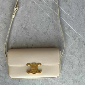 Celine Triomphe Bag In Shiny Calfskin