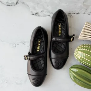 Chanel Mary Jane flats