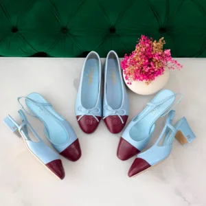 Chanel cap-toe Slingback