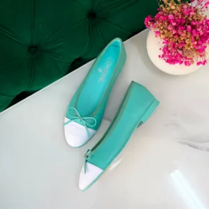Chanel cap-toe ballet flats