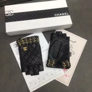 Chanel fingerless gloves